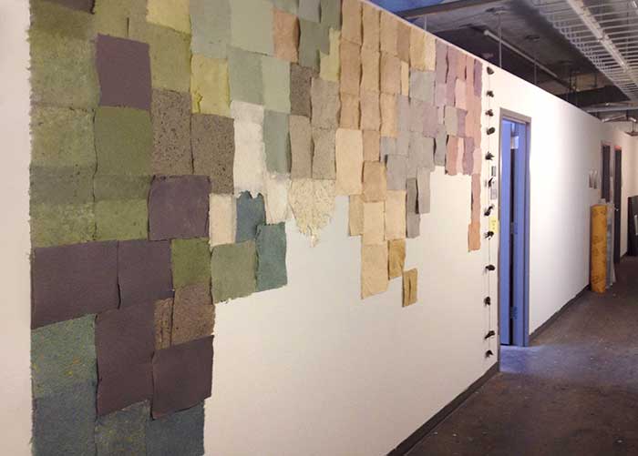 Paper Wall Installation